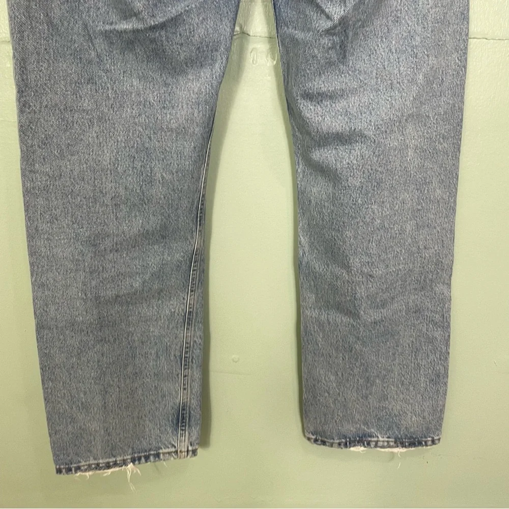 Agolde 90’s Jeans Straight Leg Blue Size 27 - Picture 11 of 11